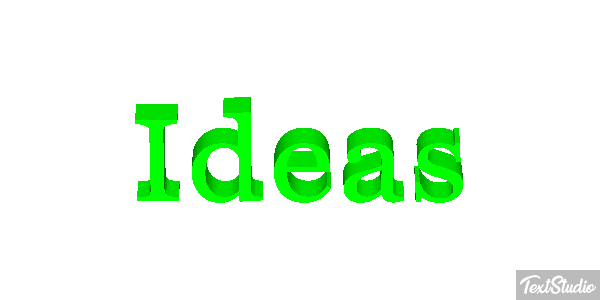Ideas Texteffekt