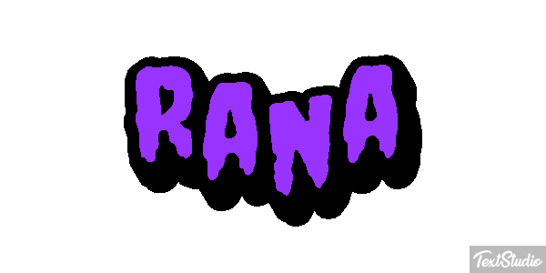 Rana Efecto de texto