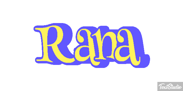 Rana Efecto de texto