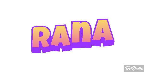 Rana Efecto de texto