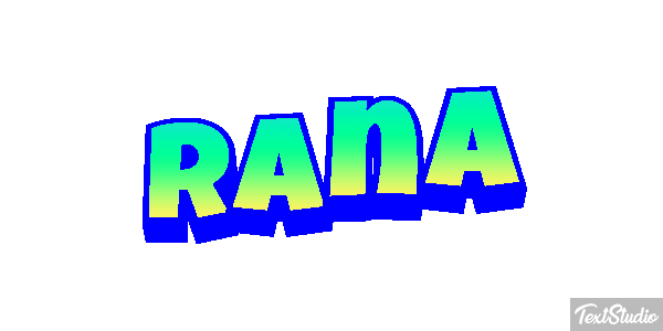 Rana Efecto de texto