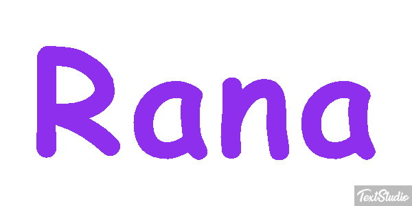 Rana Efecto de texto