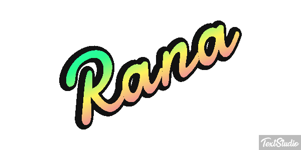 Rana Efecto de texto