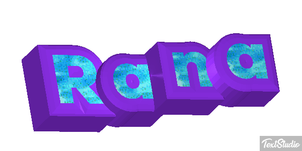 Rana Efecto de texto