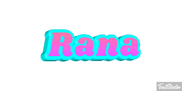 Rana Efecto de texto