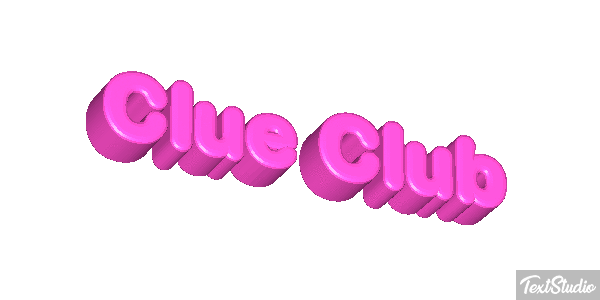 Clue Club Efeito do texto