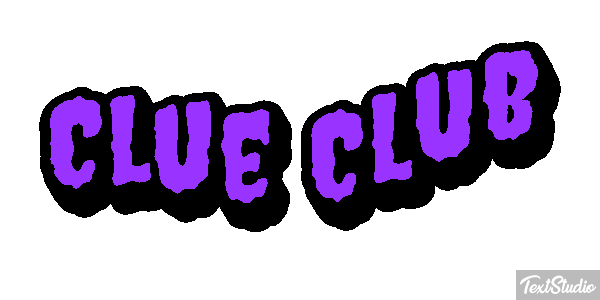 Clue Club Efeito do texto