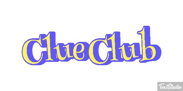 Clue Club Efeito do texto
