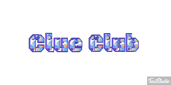 Clue Club Efeito do texto