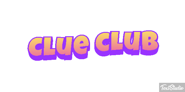 Clue Club Efeito do texto