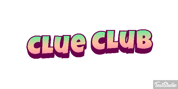 Clue Club Efeito do texto
