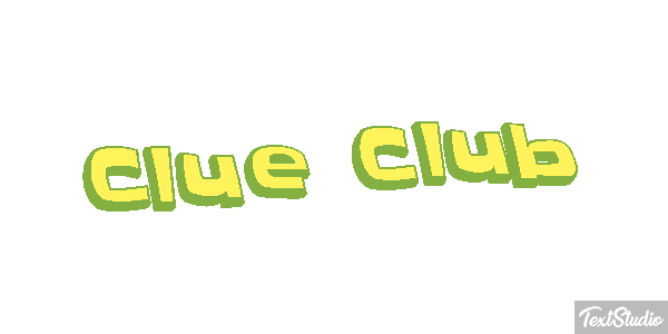 Clue Club Efeito do texto