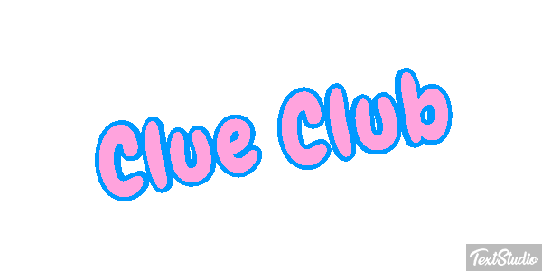 Clue Club Efeito do texto