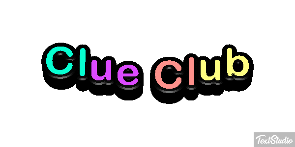 Clue Club Efeito do texto