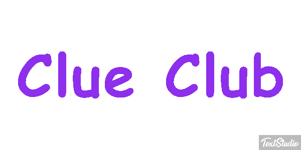 Clue Club Efeito do texto