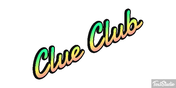 Clue Club Efeito do texto