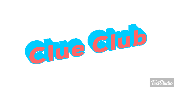 Clue Club Efeito do texto