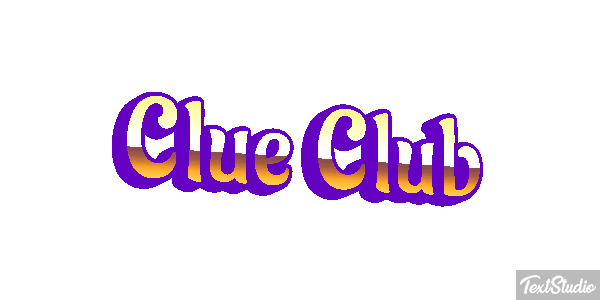 Clue Club Efeito do texto