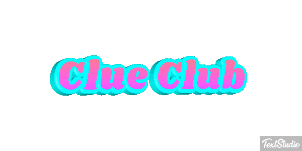Clue Club Efeito do texto