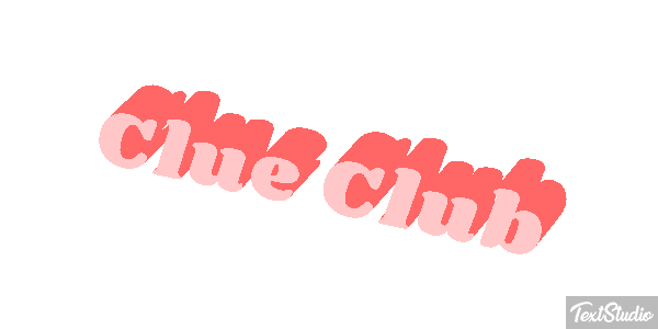 Clue Club Efeito do texto