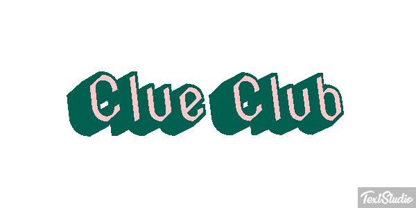 Clue Club Efeito do texto