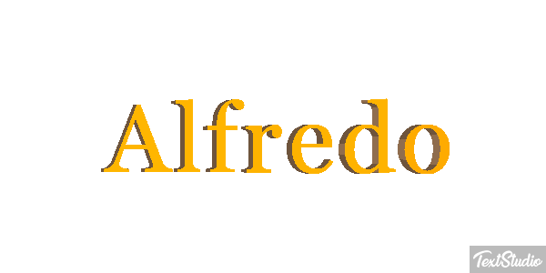 Alfredo Effetto testo