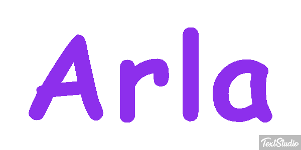 Arla Text effect