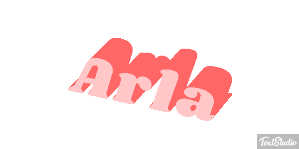 Arla Text effect