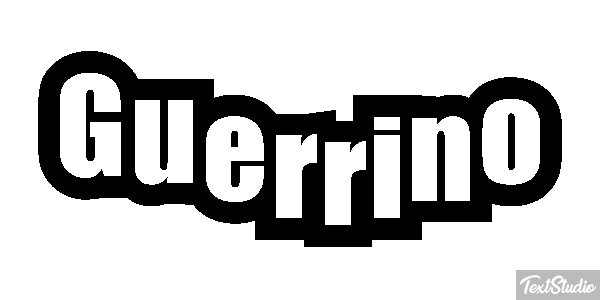 Guerrino Text effect