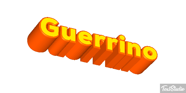 Guerrino Text effect