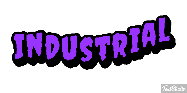 Industrial Effetto testo