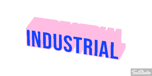 Industrial Effetto testo