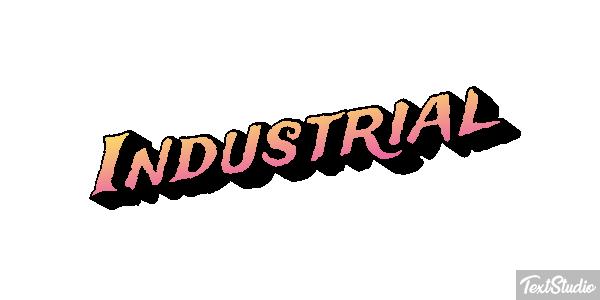 Industrial Effetto testo