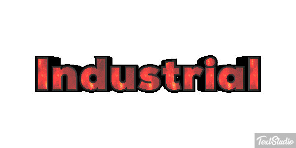 Industrial Effetto testo