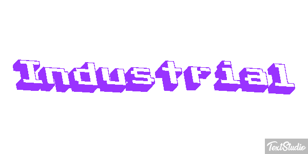 Industrial Effetto testo