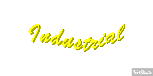 Industrial Effetto testo