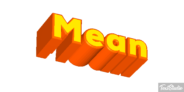 Mean Efeito do texto