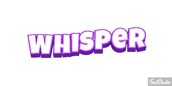 Whisper Text effect