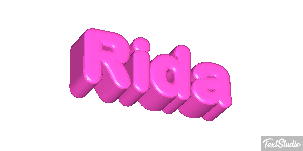 Rida Tekst effect