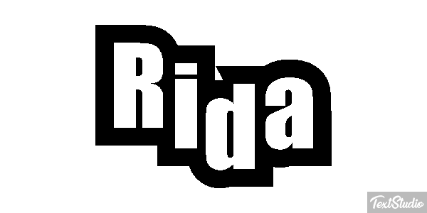 Rida Tekst effect