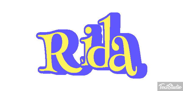 Rida Tekst effect