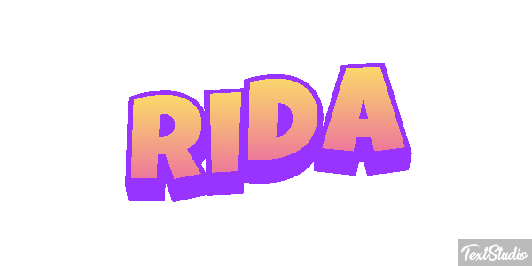 Rida Tekst effect