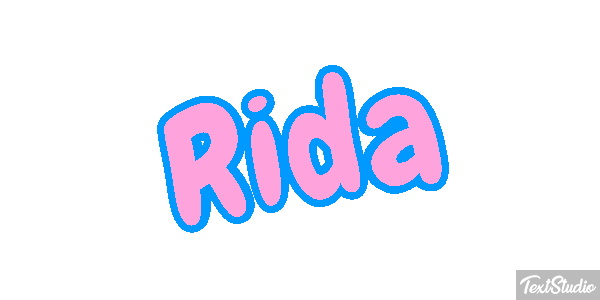 Rida Tekst effect