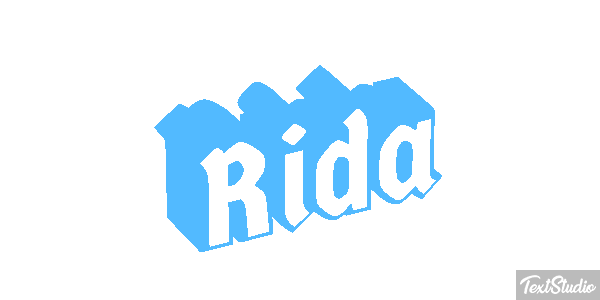 Rida Tekst effect