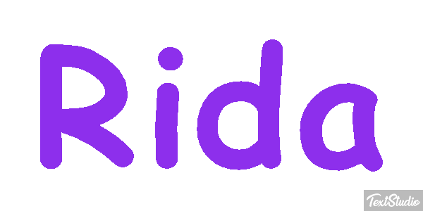 Rida Tekst effect