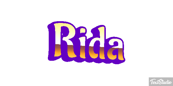 Rida Tekst effect