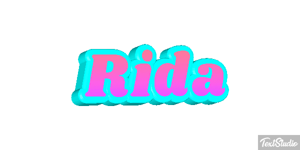 Rida Tekst effect