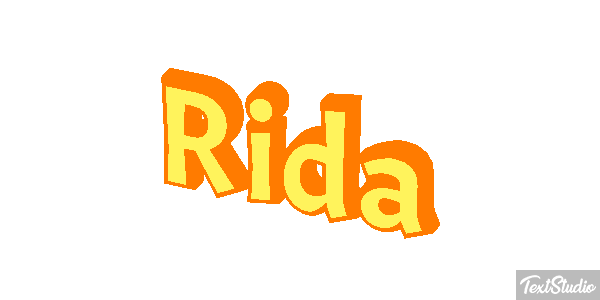 Rida Tekst effect