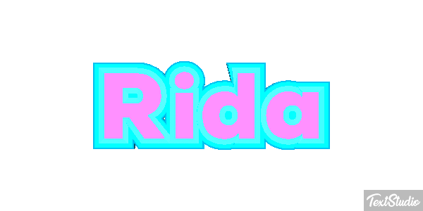 Rida Tekst effect
