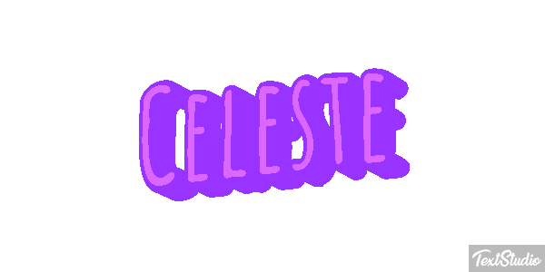 Celeste Tekst effect